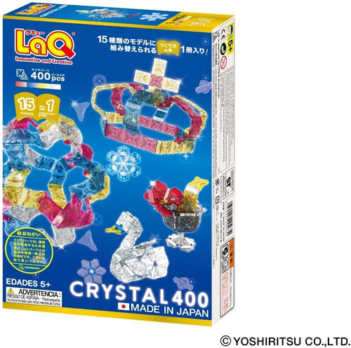 LaQ Crystal 400 – Creative Building Set (400 Pieces)